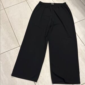 Black Wide-Leg Pants